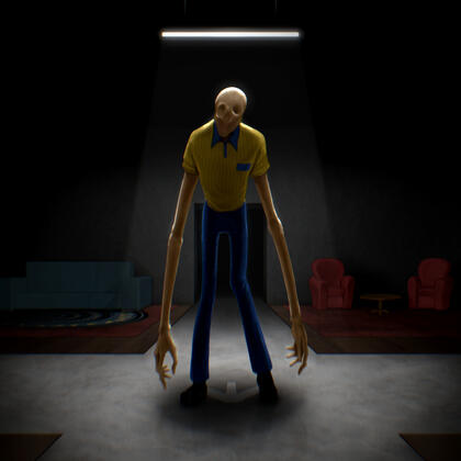 OST album cover commission for Studio308&#39;s SCP-3008: Infinite Retail